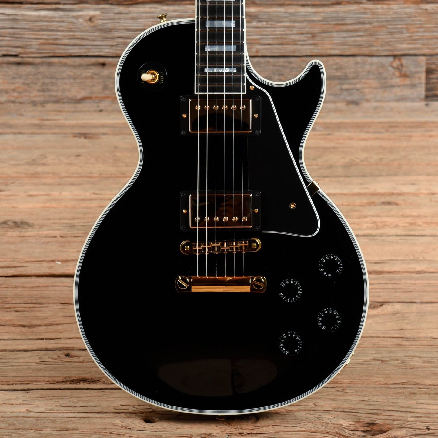 Gibson Custom Les Paul Custom Ebony 2018 Electric Guitars / Solid Body