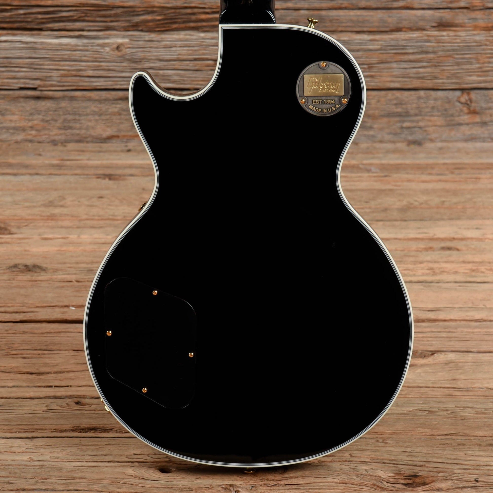 Gibson Custom Les Paul Custom Ebony 2018 Electric Guitars / Solid Body