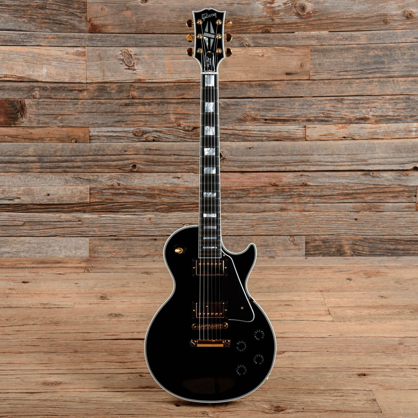 Gibson Custom Les Paul Custom Ebony 2018 Electric Guitars / Solid Body
