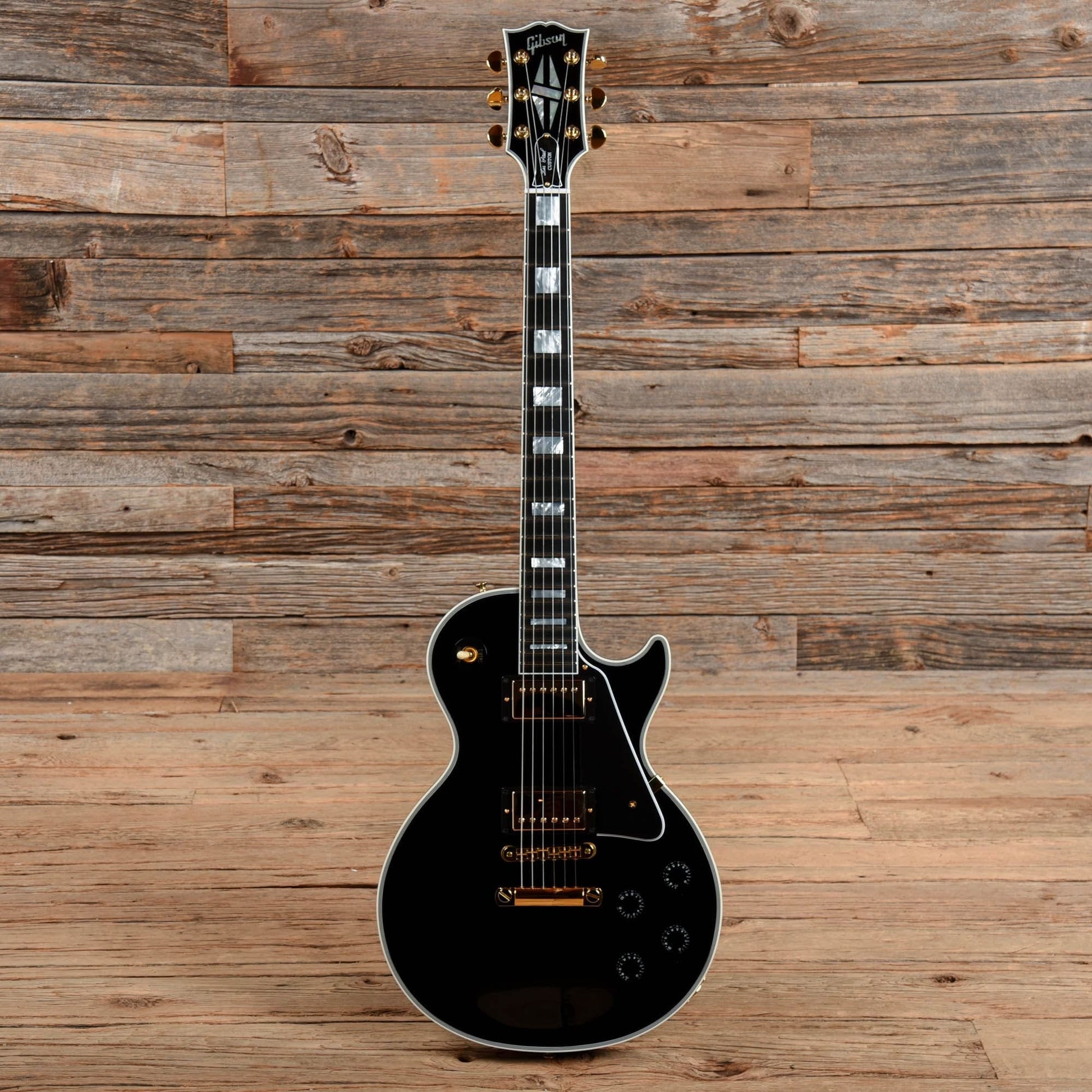Gibson Custom Les Paul Custom Ebony 2018 Electric Guitars / Solid Body