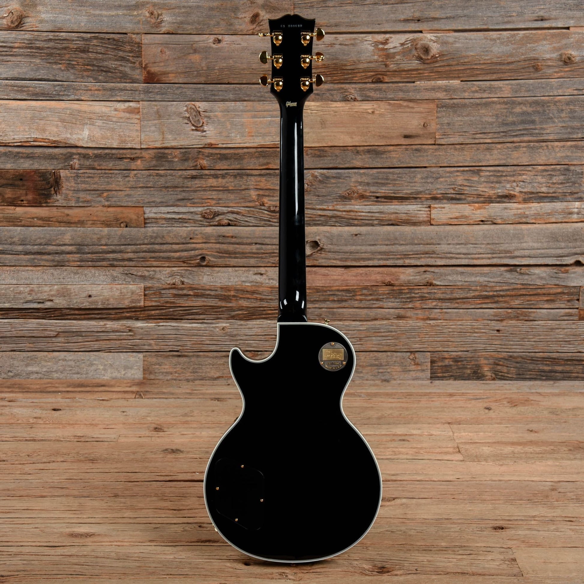 Gibson Custom Les Paul Custom Ebony 2018 Electric Guitars / Solid Body