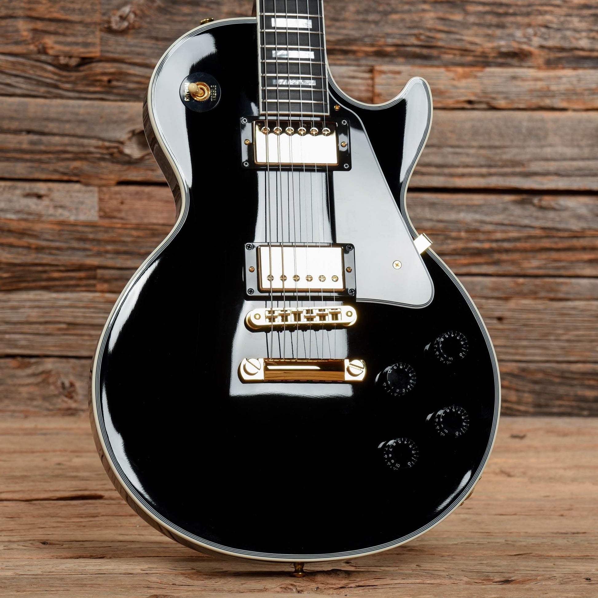 Gibson Custom Les Paul Custom Ebony 2018 Electric Guitars / Solid Body