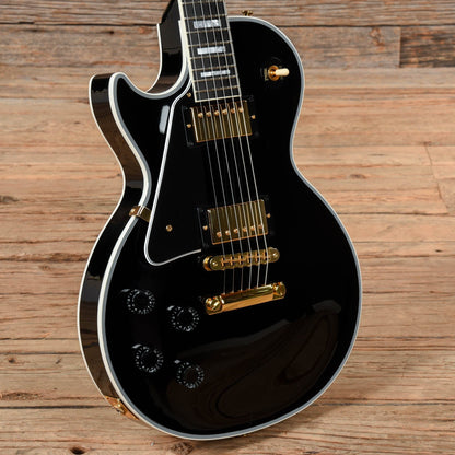 Gibson Custom Les Paul Custom Ebony 2021 LEFTY Electric Guitars / Solid Body