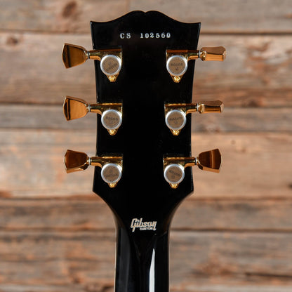 Gibson Custom Les Paul Custom Ebony 2021 LEFTY Electric Guitars / Solid Body