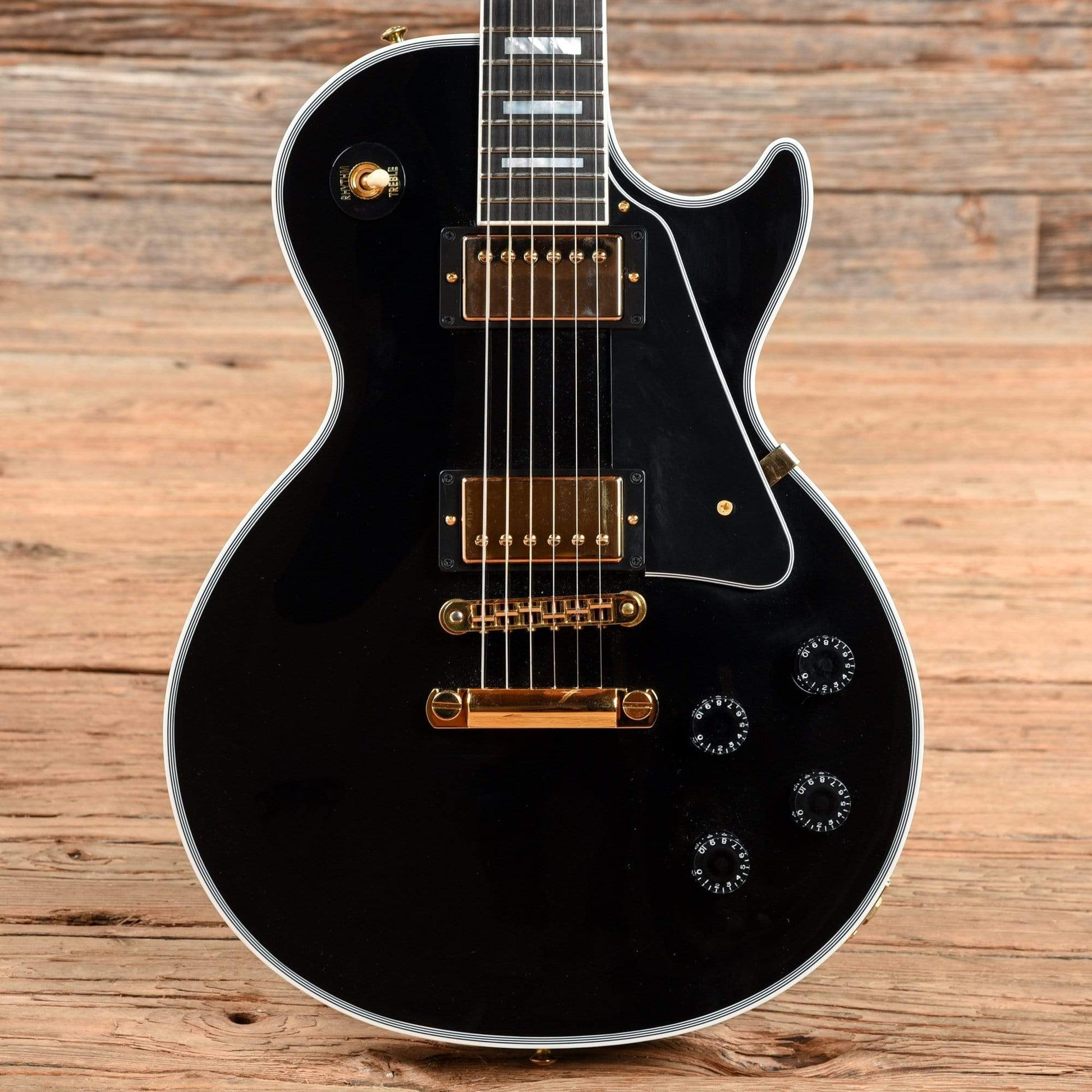 Gibson Custom Les Paul Custom Ebony 2021 Electric Guitars / Solid Body