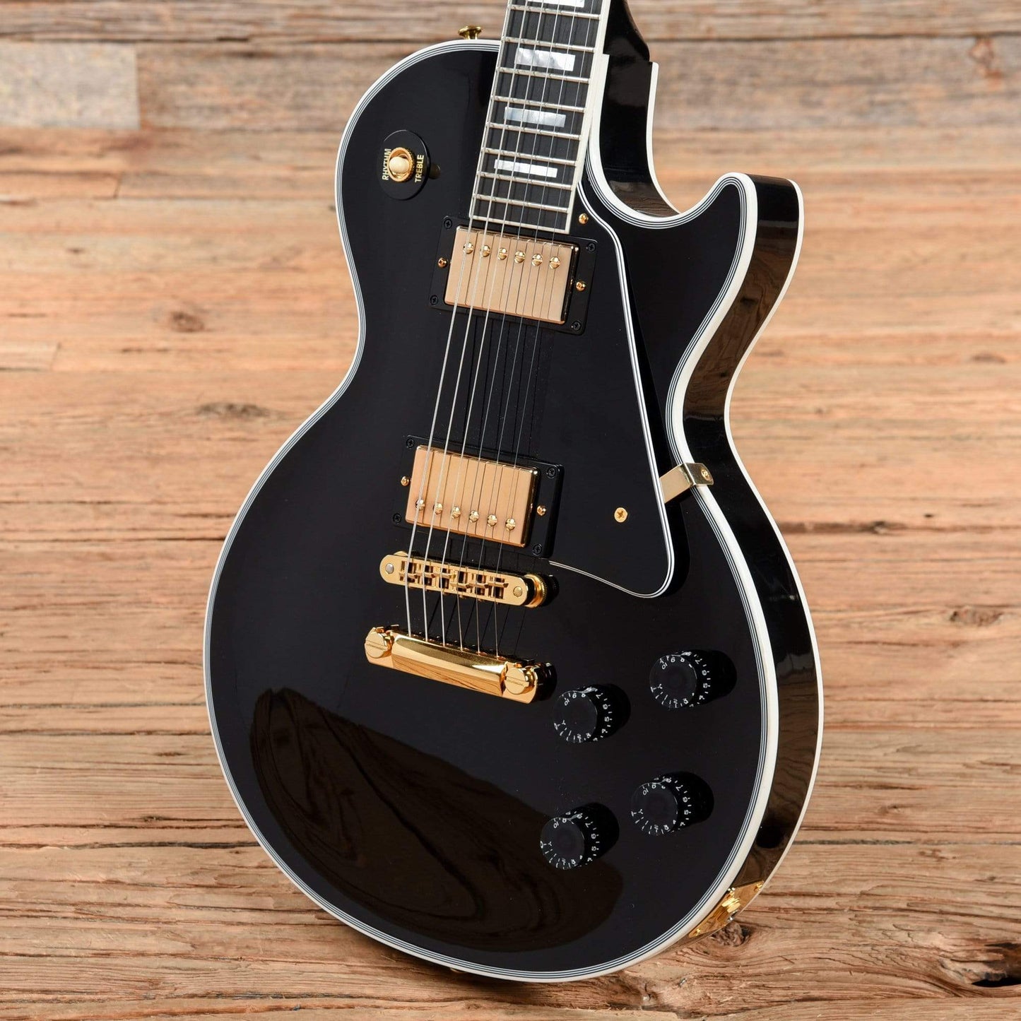 Gibson Custom Les Paul Custom Ebony 2021 Electric Guitars / Solid Body