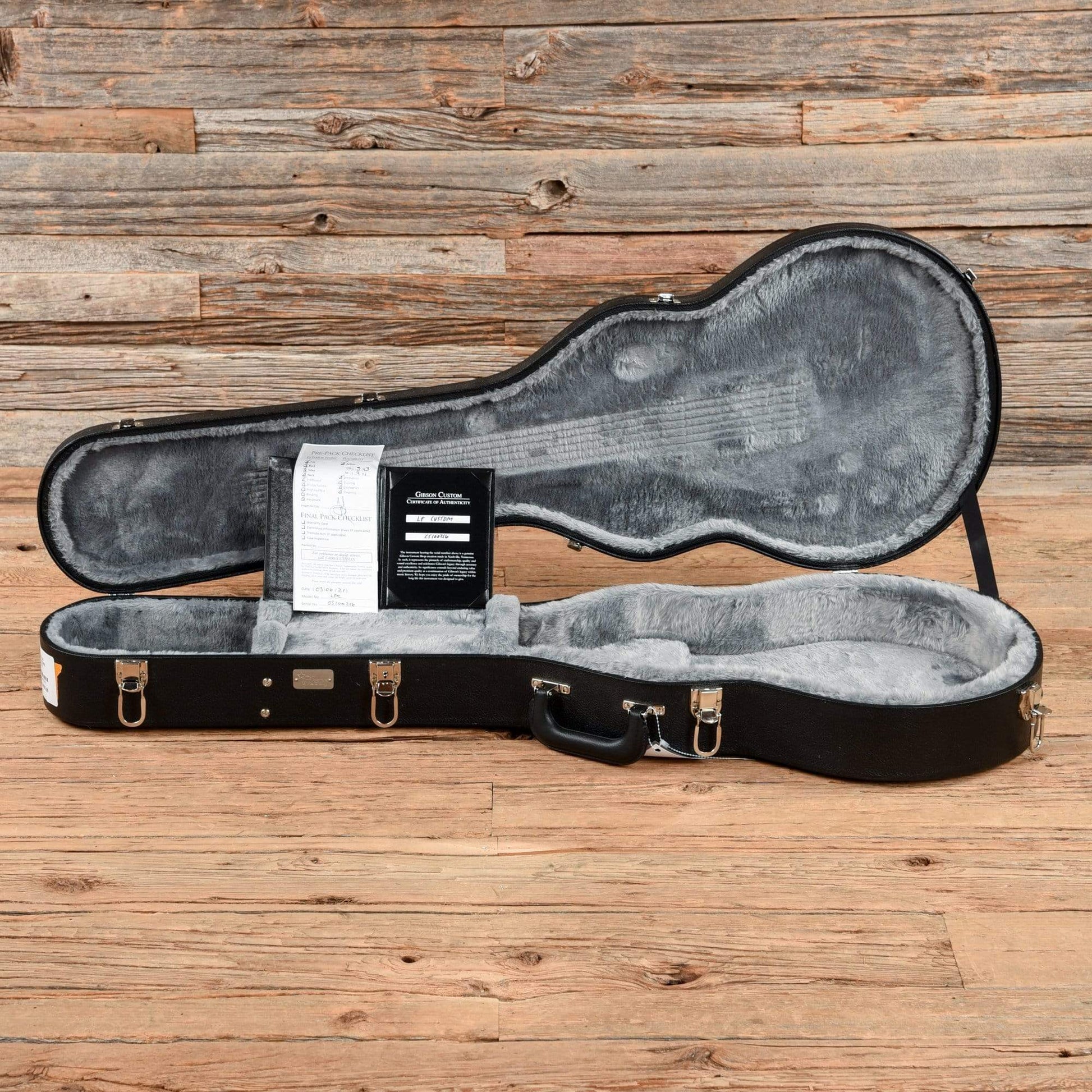 Gibson Custom Les Paul Custom Ebony 2021 Electric Guitars / Solid Body