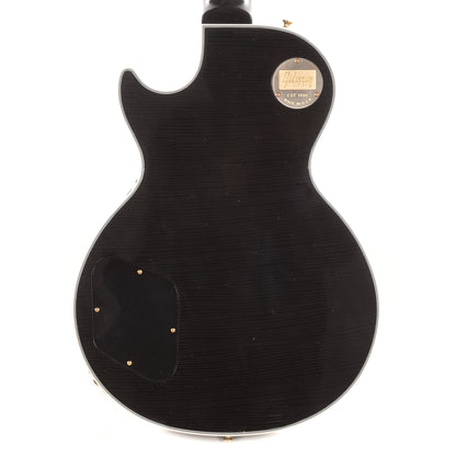 Gibson Custom Les Paul Custom Ebony Light Aged Electric Guitars / Solid Body