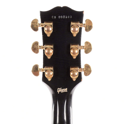 Gibson Custom Les Paul Custom Ebony Light Aged Electric Guitars / Solid Body