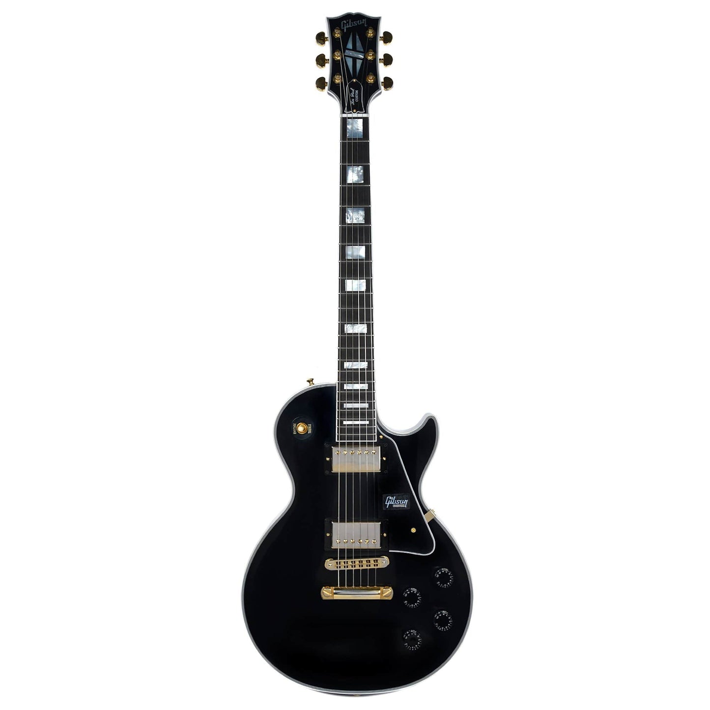 Gibson Custom Les Paul Custom Ebony VOS w/Ebony Fingerboard Electric Guitars / Solid Body
