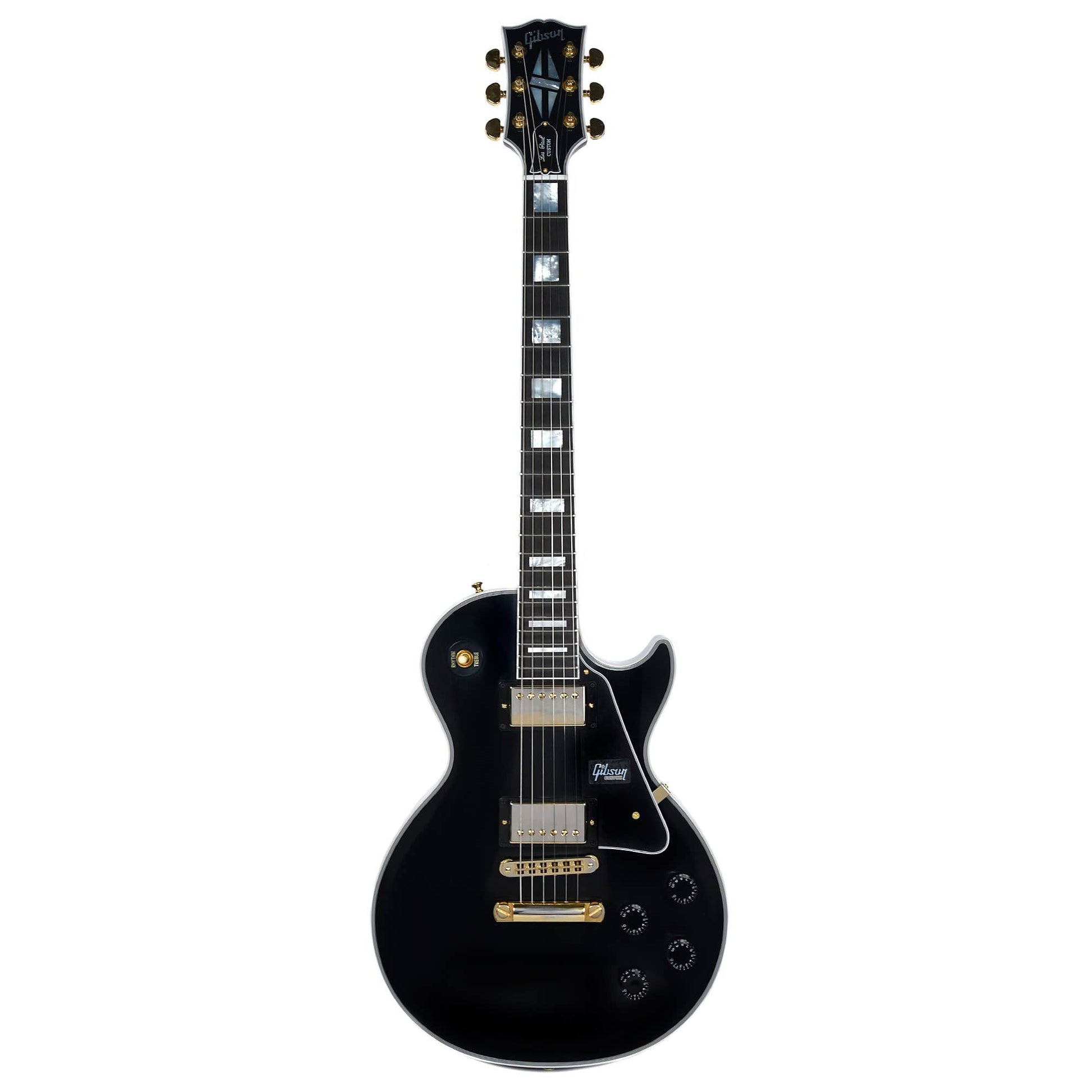 Gibson Custom Les Paul Custom Ebony VOS w/Ebony Fingerboard Electric Guitars / Solid Body