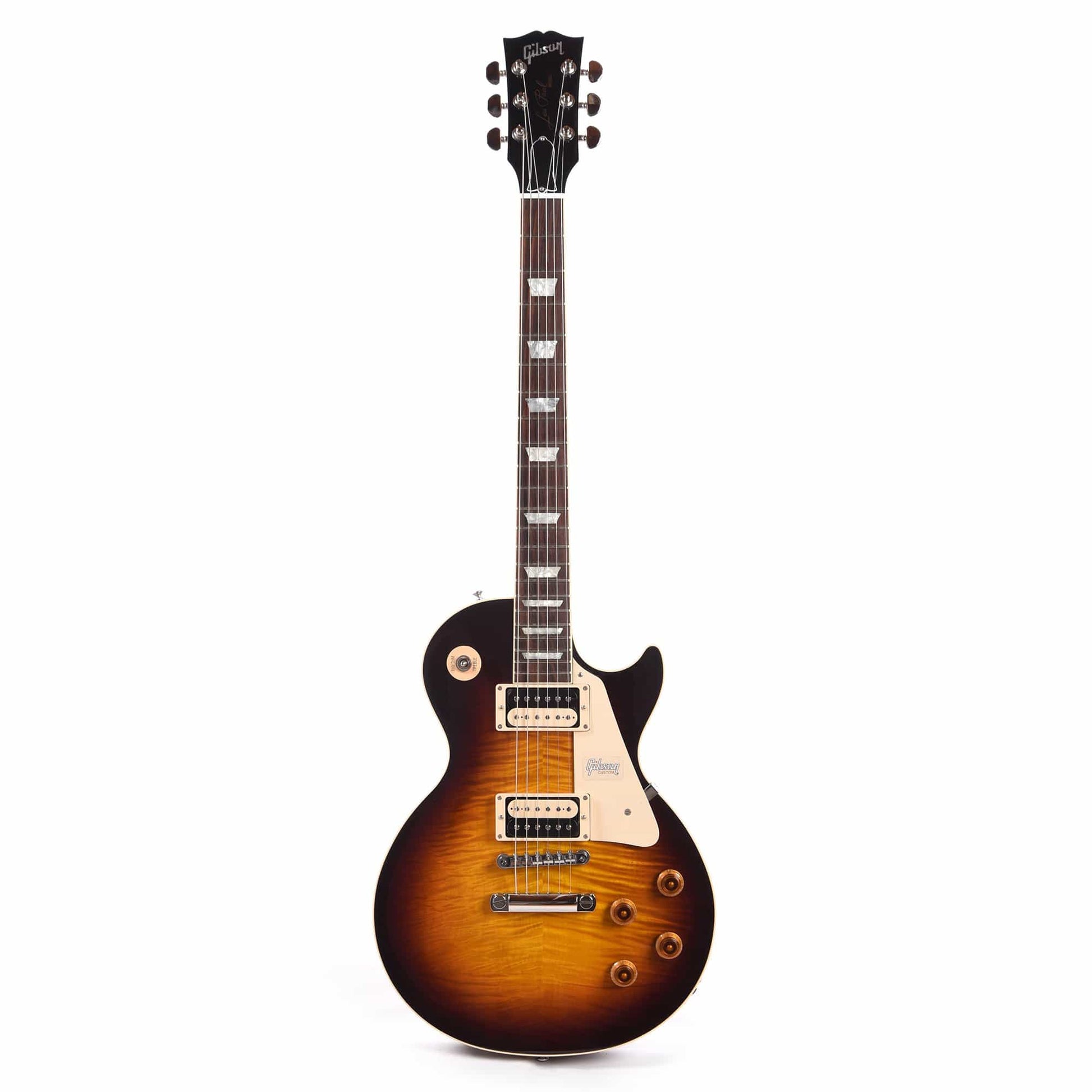 Gibson Custom Les Paul Custom Pro Figured Faded Dark Burst Electric Guitars / Solid Body