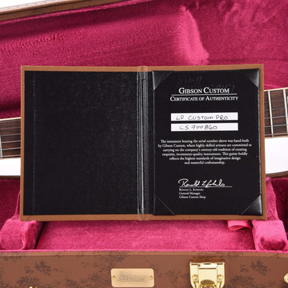 Gibson Custom Les Paul Custom Pro Figured Faded Dark Burst Electric Guitars / Solid Body