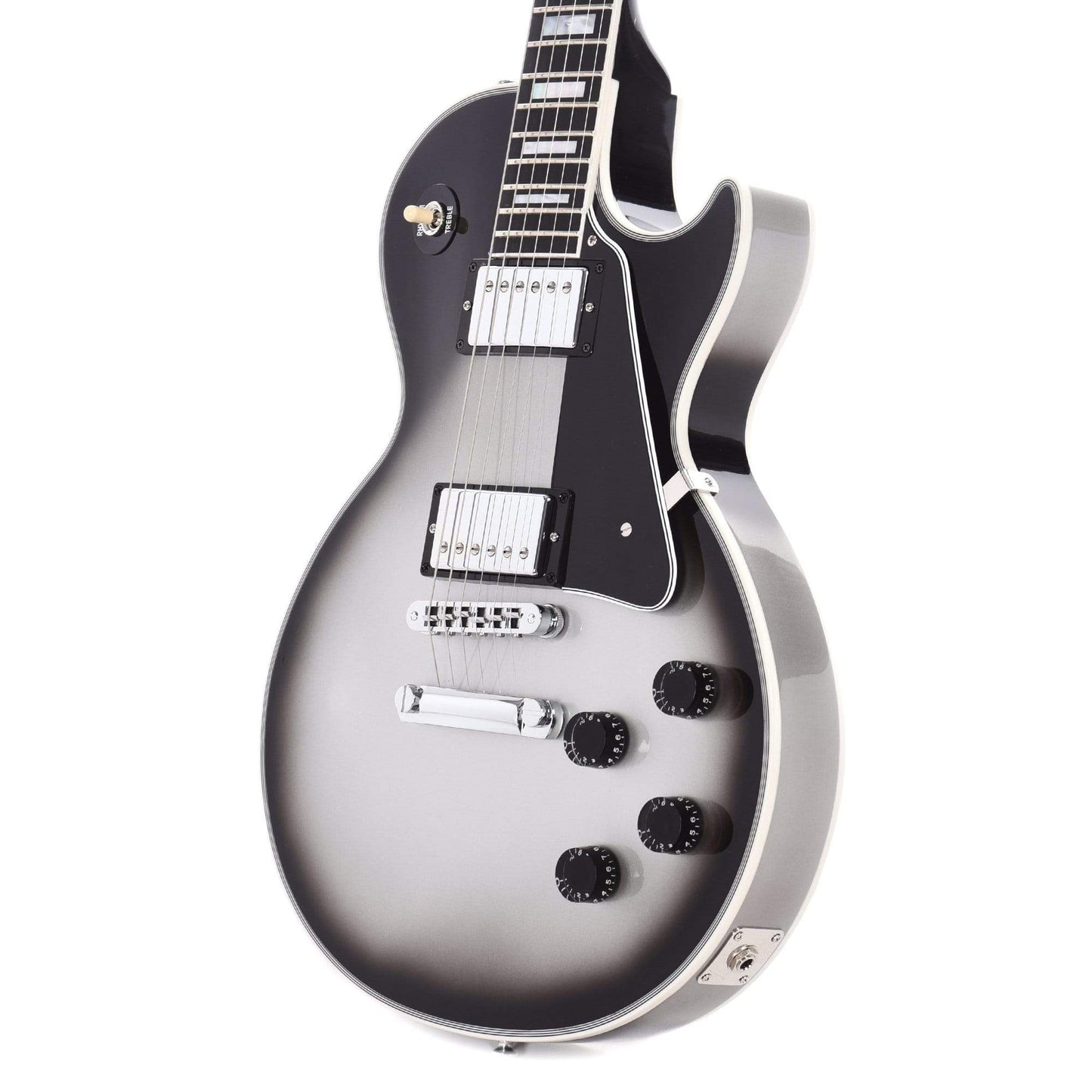 Gibson Custom Les Paul Custom Silverburst Gloss M2M Electric Guitars / Solid Body
