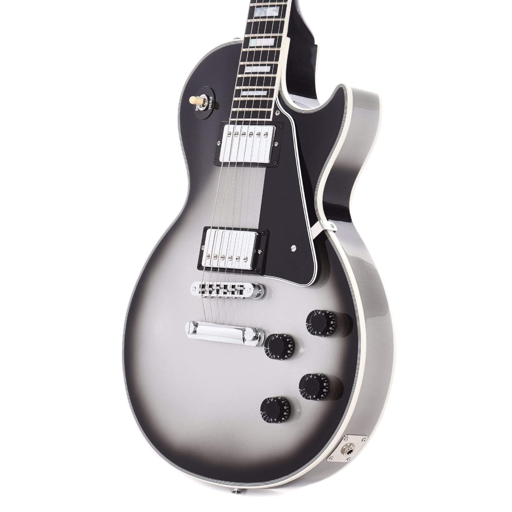 Gibson Custom Les Paul Custom Silverburst Gloss M2M Electric Guitars / Solid Body