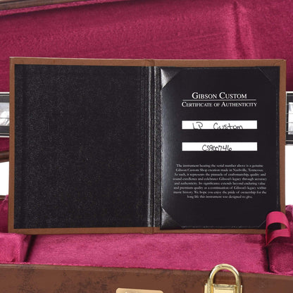 Gibson Custom Les Paul Custom Silverburst Gloss M2M Electric Guitars / Solid Body