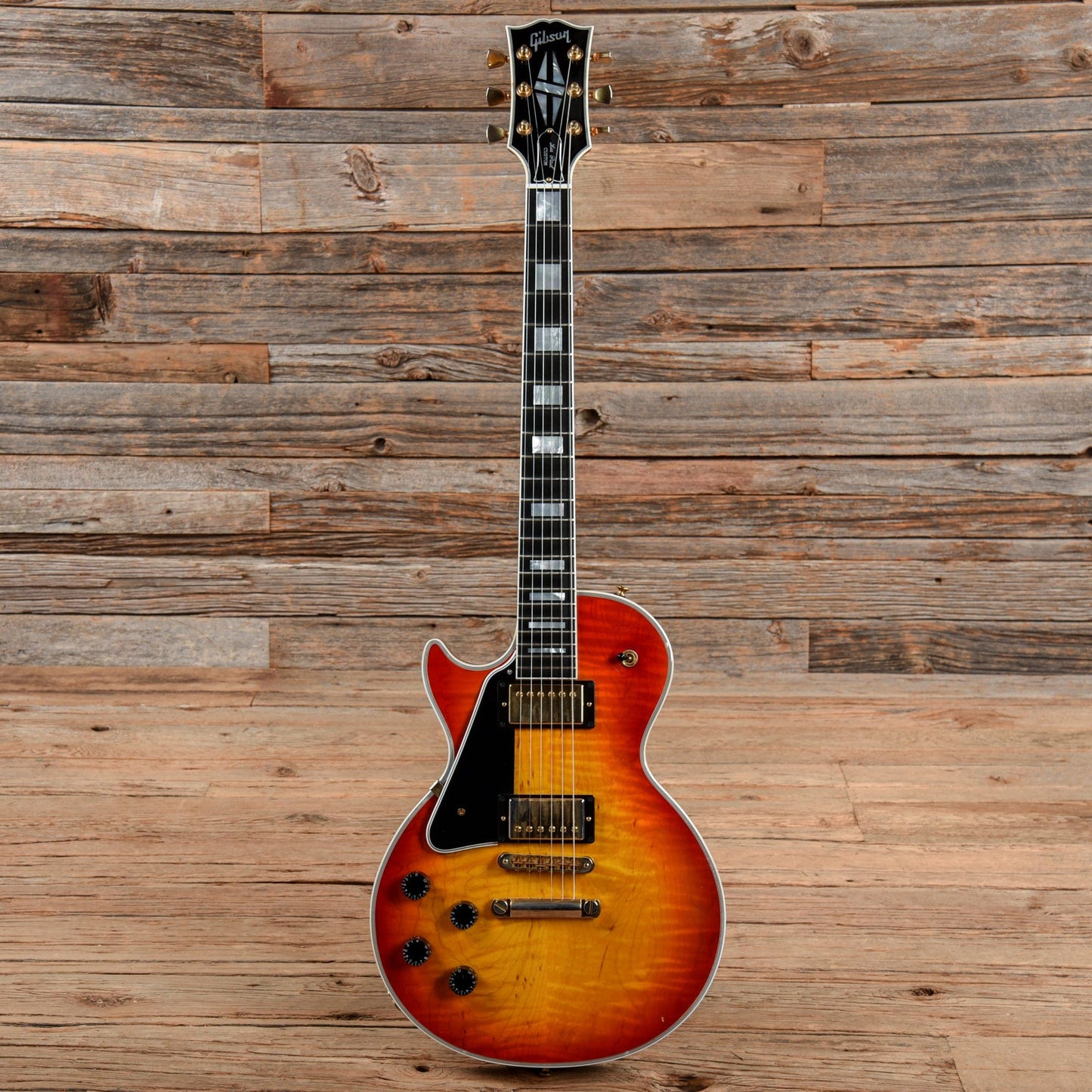 Gibson Custom Les Paul Custom Sunburst 2012 LEFTY Electric Guitars / Solid Body