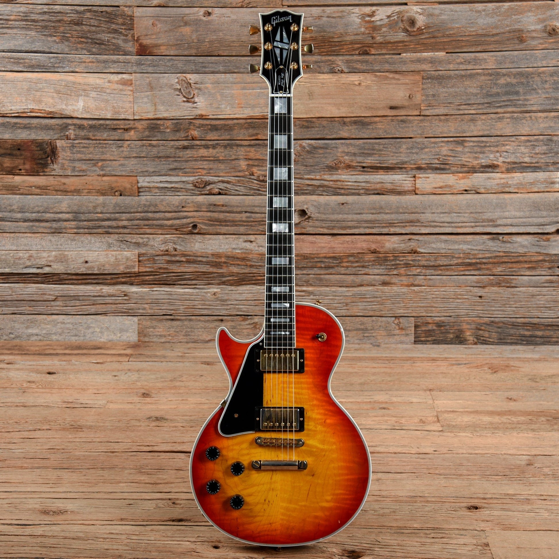 Gibson Custom Les Paul Custom Sunburst 2012 LEFTY Electric Guitars / Solid Body