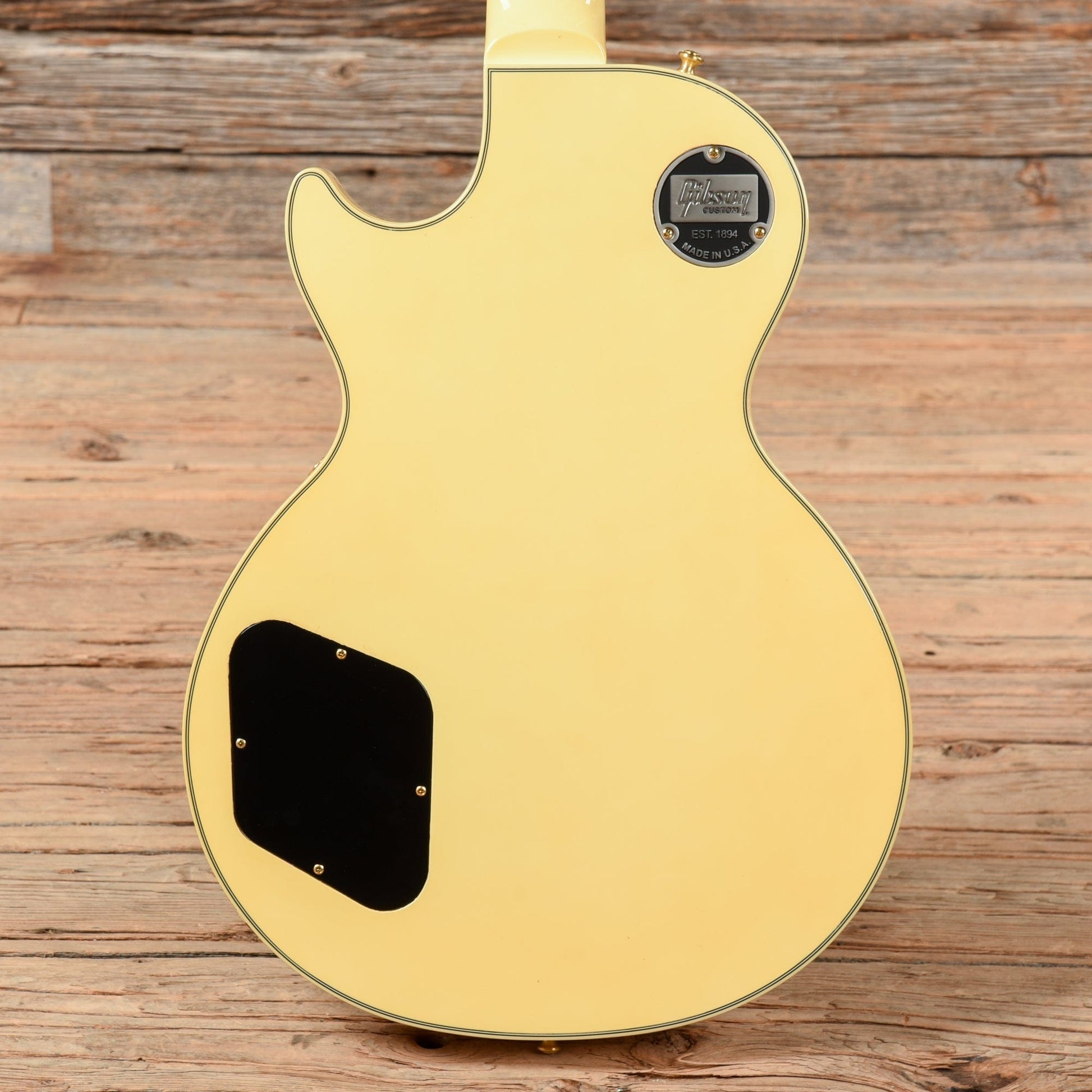 Gibson Custom Les Paul Custom Vintage White Electric Guitars / Solid Body