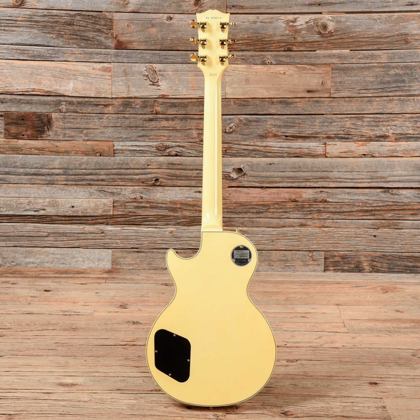 Gibson Custom Les Paul Custom Vintage White Electric Guitars / Solid Body