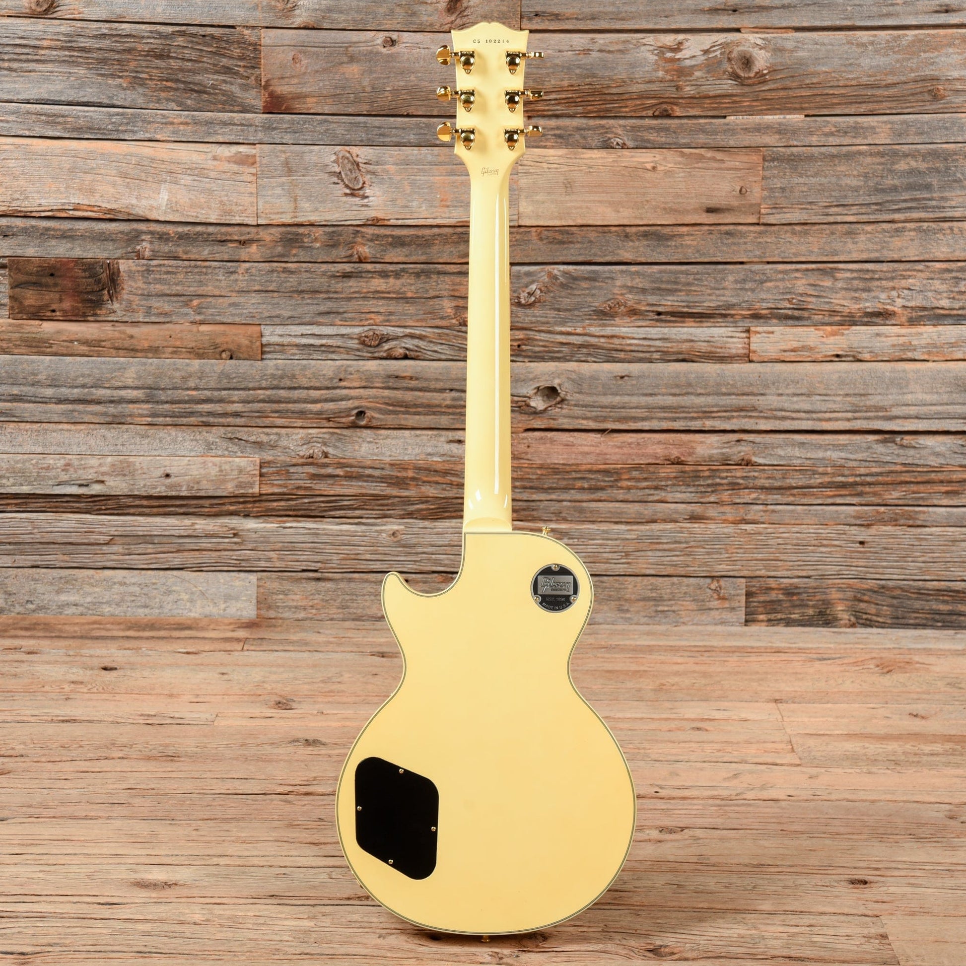 Gibson Custom Les Paul Custom Vintage White Electric Guitars / Solid Body