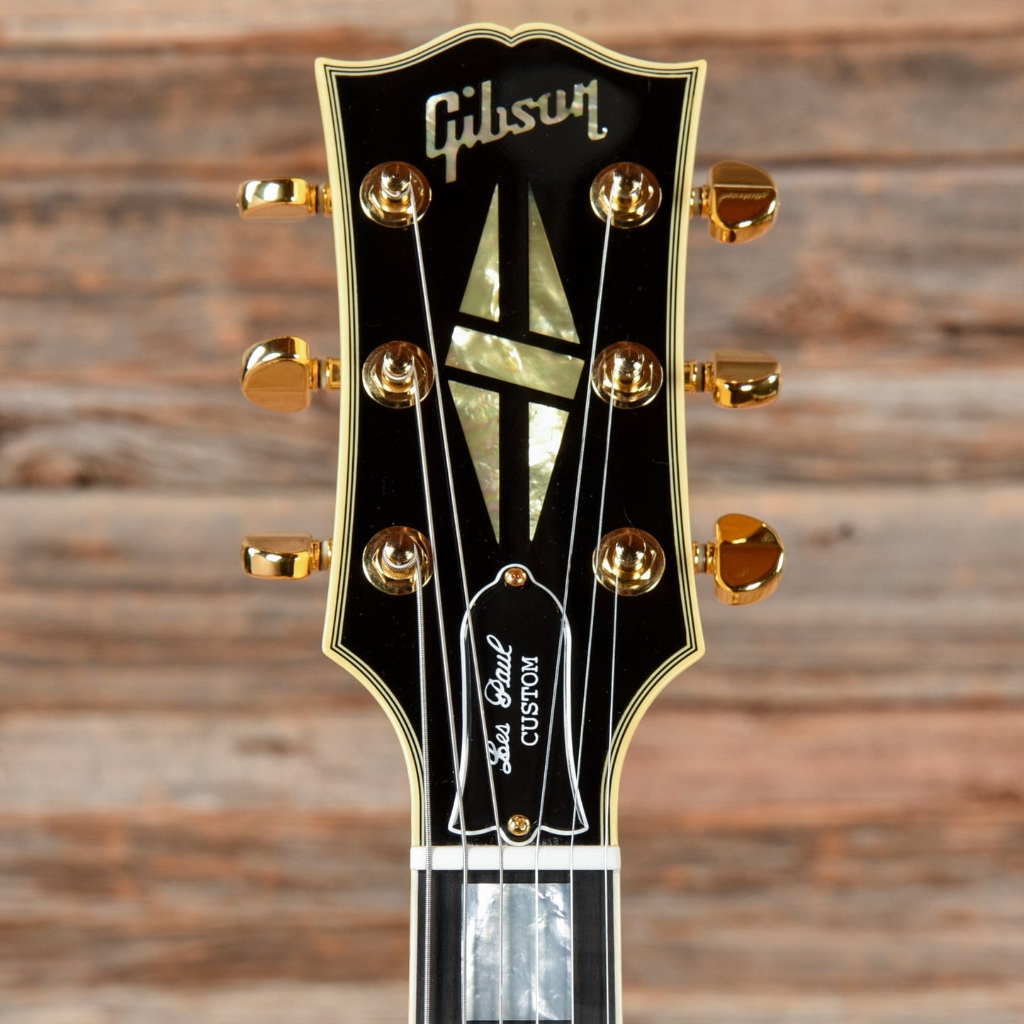 Gibson Custom Les Paul Custom Vintage White Electric Guitars / Solid Body