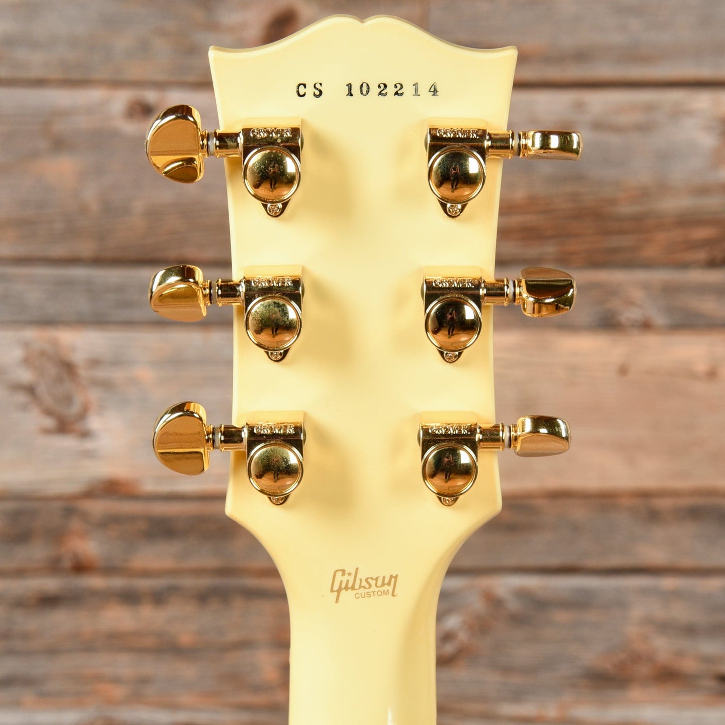 Gibson Custom Les Paul Custom Vintage White Electric Guitars / Solid Body