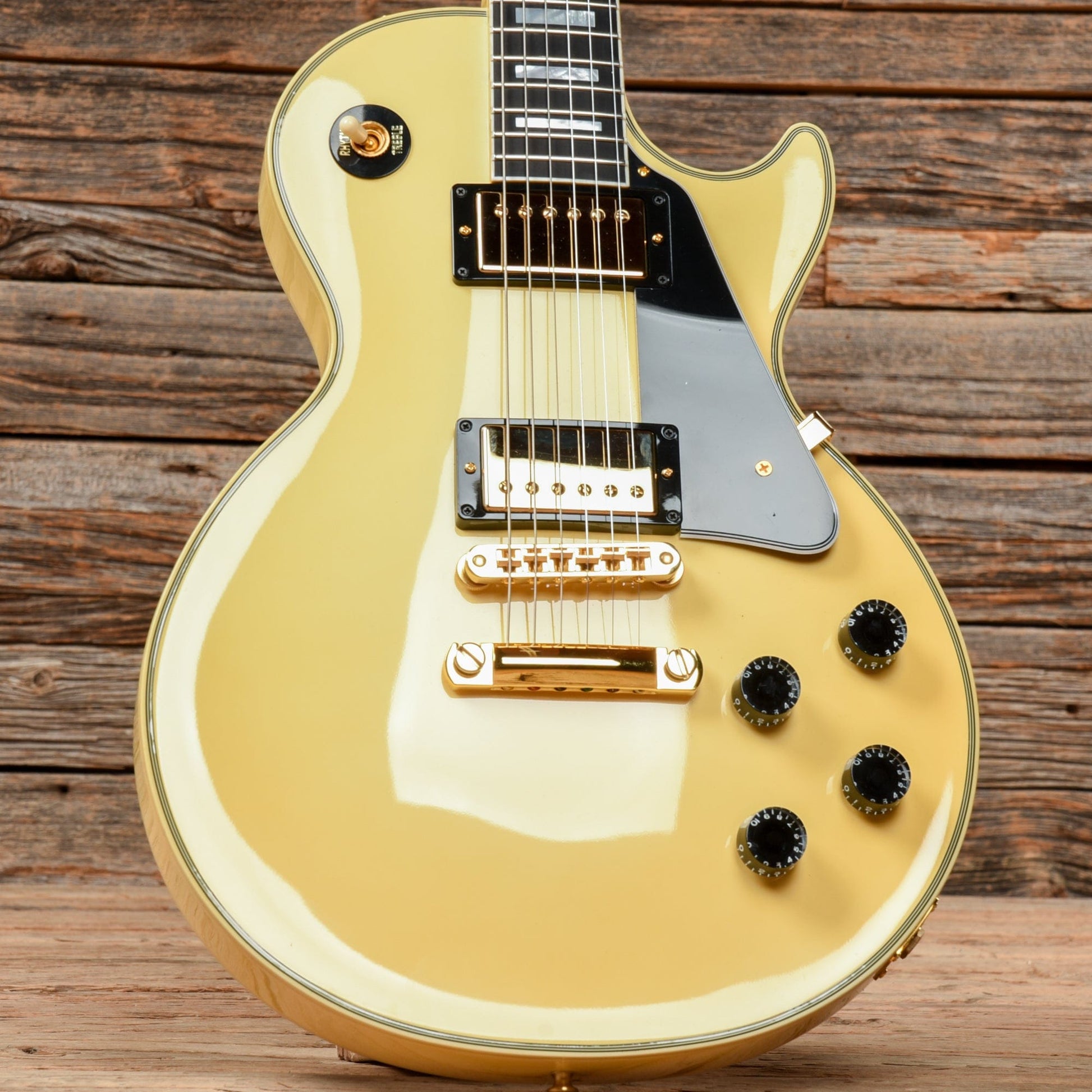 Gibson Custom Les Paul Custom Vintage White Electric Guitars / Solid Body