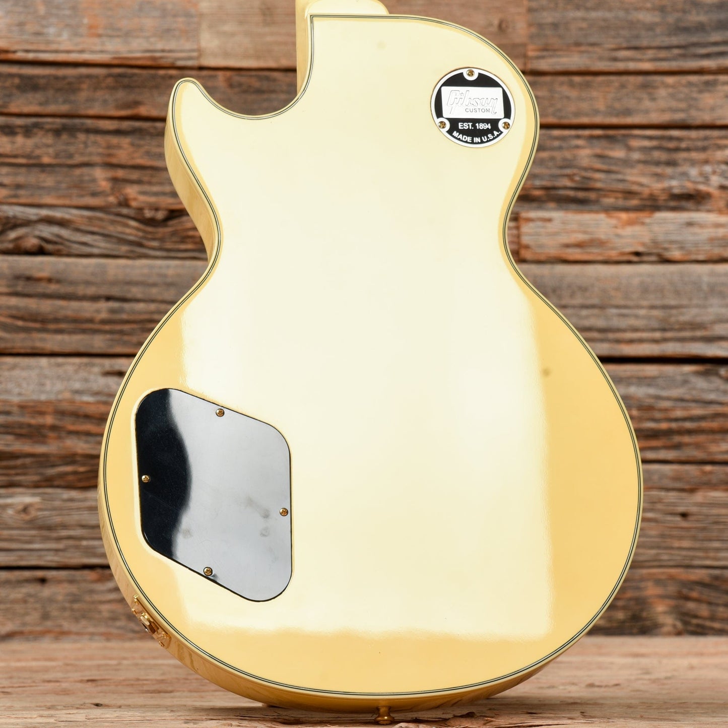 Gibson Custom Les Paul Custom Vintage White Electric Guitars / Solid Body