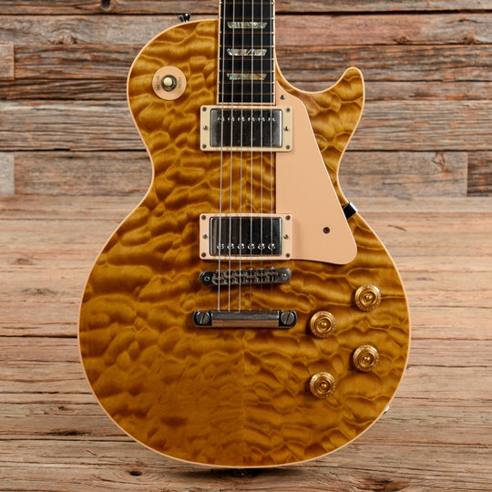 Gibson Custom Les Paul Elegant Amber 1997 Electric Guitars / Solid Body
