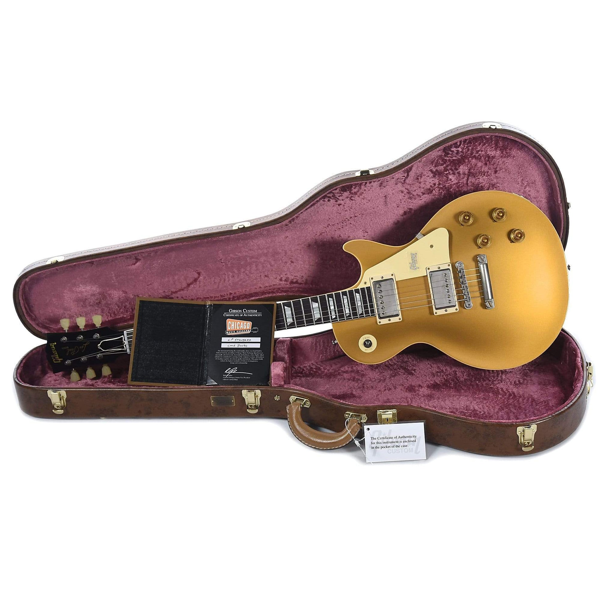 Gibson Custom Les Paul Goldtop VOS w/Carmelita Neck Electric Guitars / Solid Body