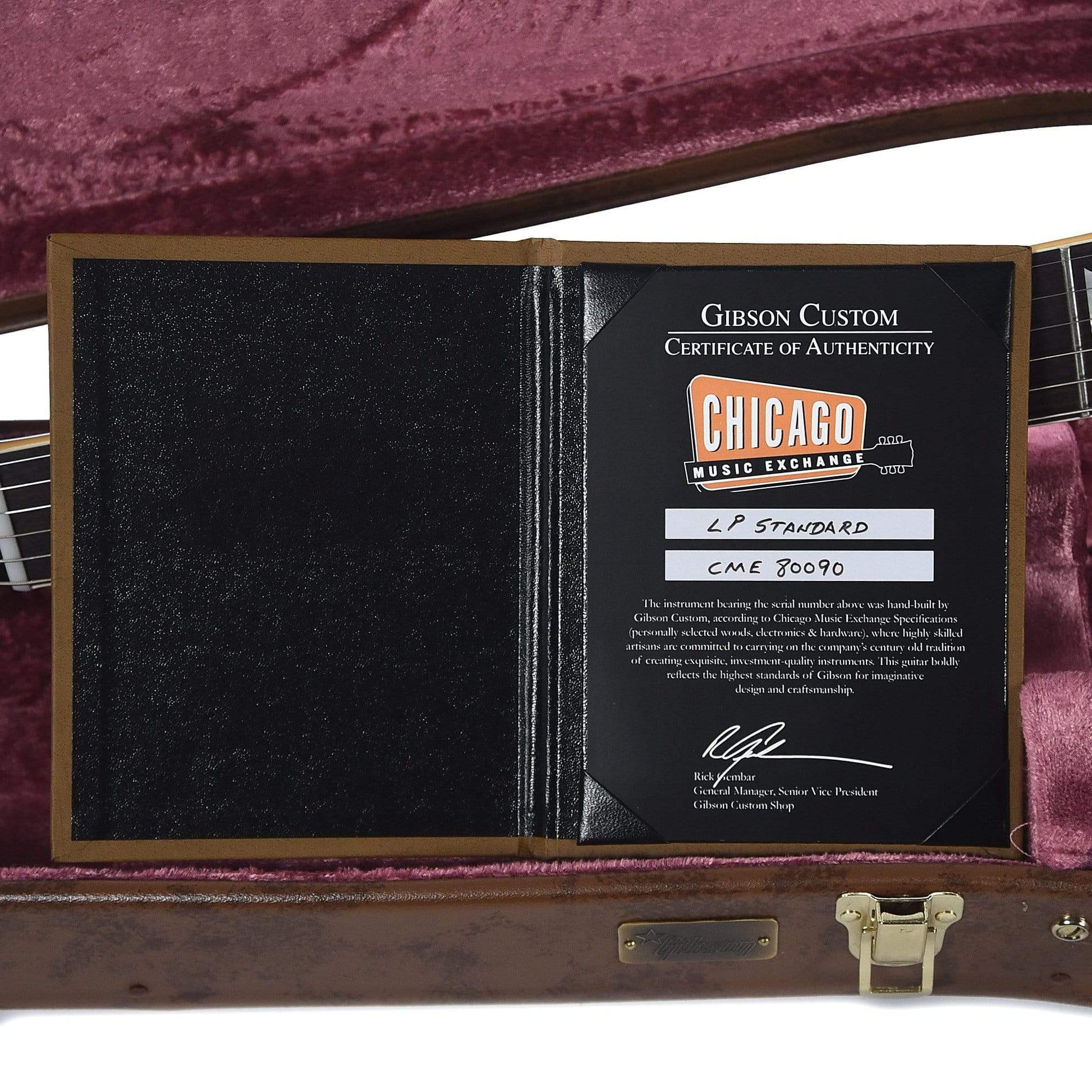 Gibson Custom Les Paul Goldtop VOS w/Carmelita Neck Electric Guitars / Solid Body