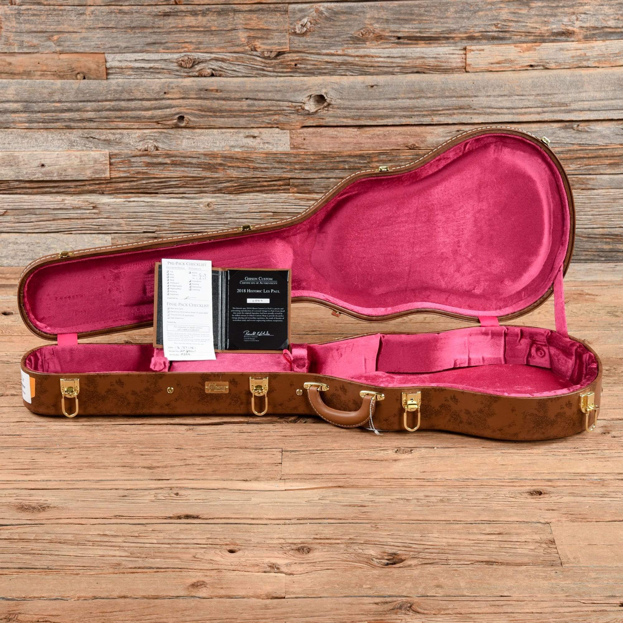 Gibson Custom Les Paul Special DC w/Flame Maple Top Amber 2018