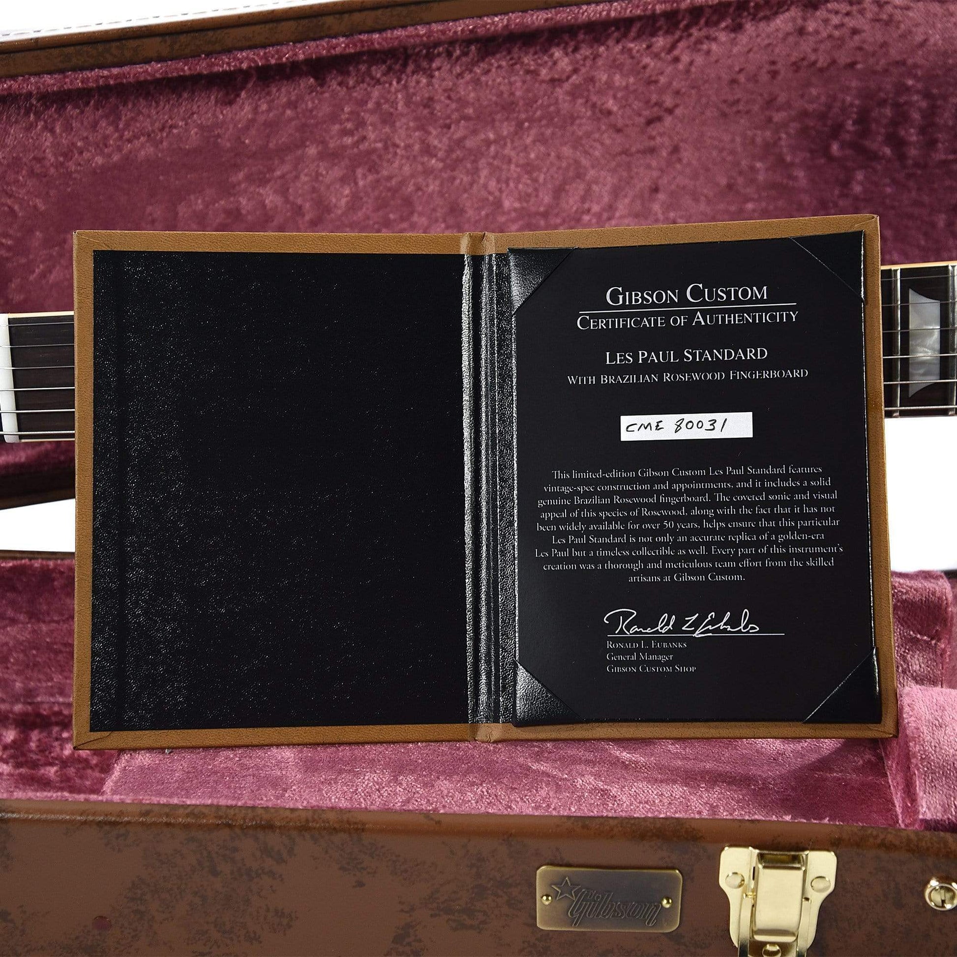 Gibson Custom Les Paul Standard Green Lemon w/Brazilian Fingerboard Electric Guitars / Solid Body