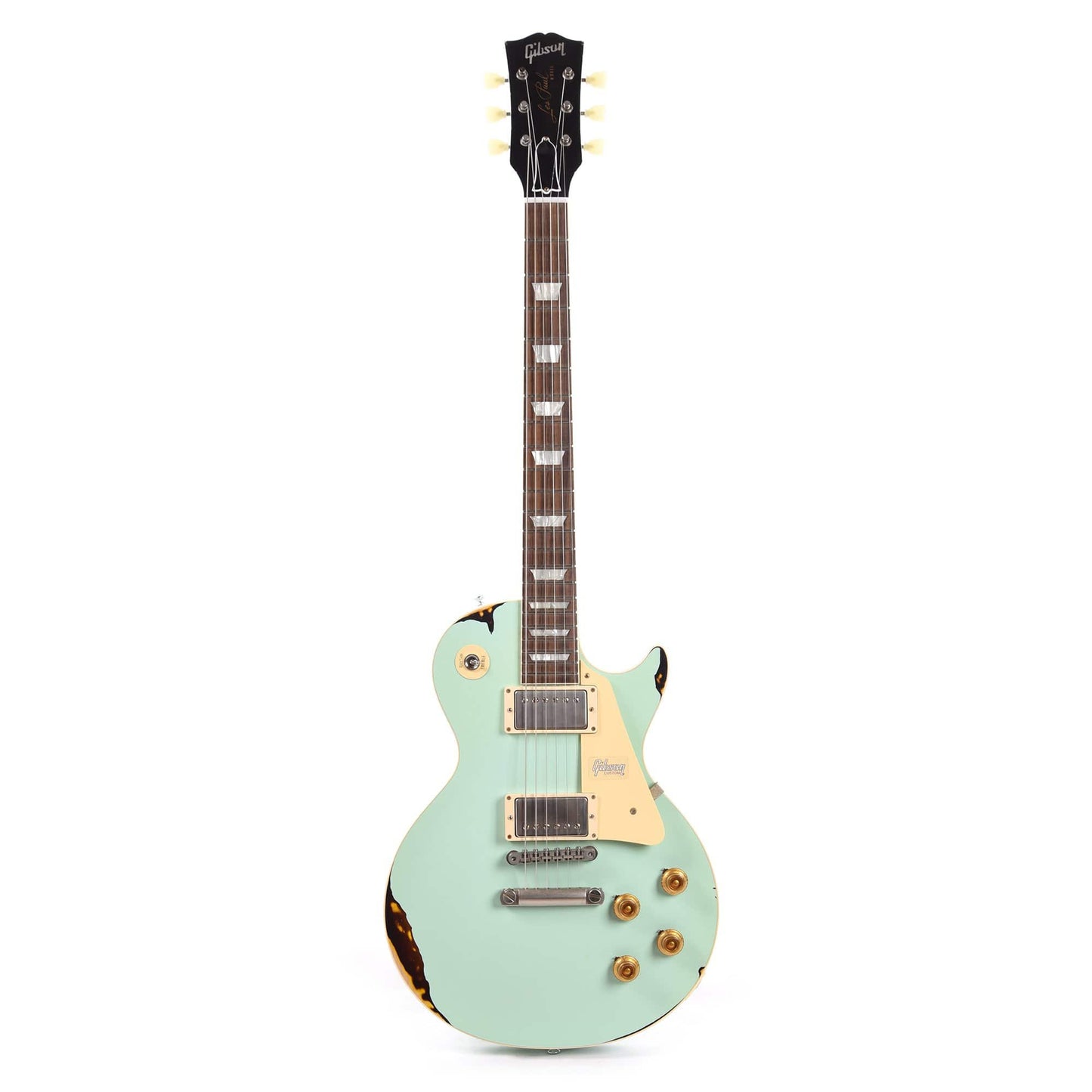 Gibson Custom Les Paul Standard Kerry Green Over Dark Burst Aged Electric Guitars / Solid Body