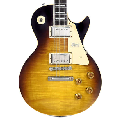 Gibson Custom Les Paul Standard Plain Top Kindred Burst Fade Electric Guitars / Solid Body