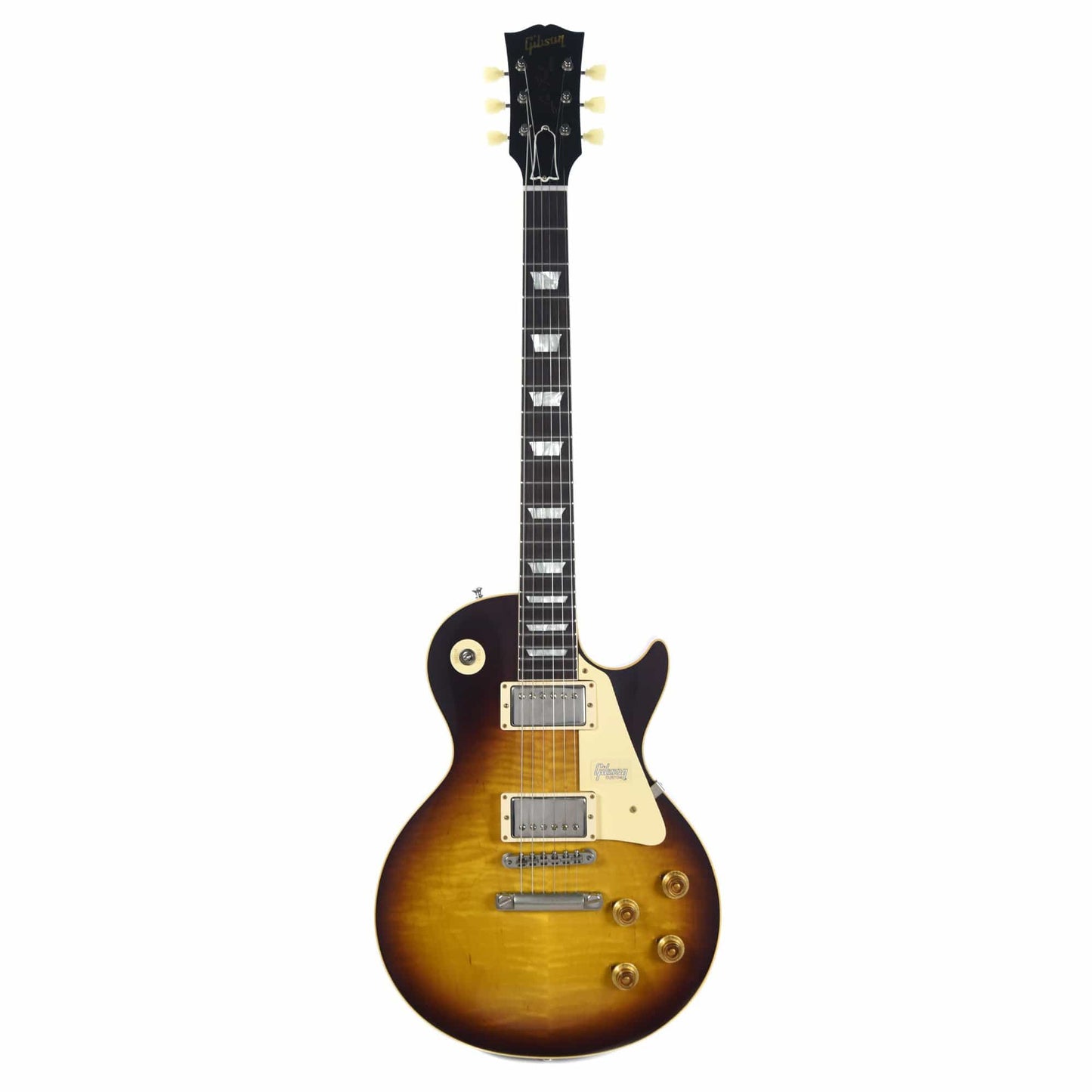 Gibson Custom Les Paul Standard Plain Top Kindred Burst Fade VOS w/Carmelita Neck Electric Guitars / Solid Body