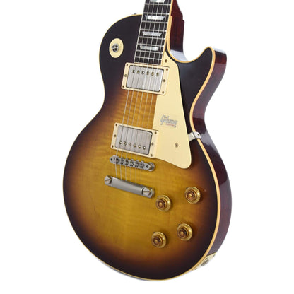 Gibson Custom Les Paul Standard Plain Top Kindred Burst Fade VOS w/Carmelita Neck Electric Guitars / Solid Body