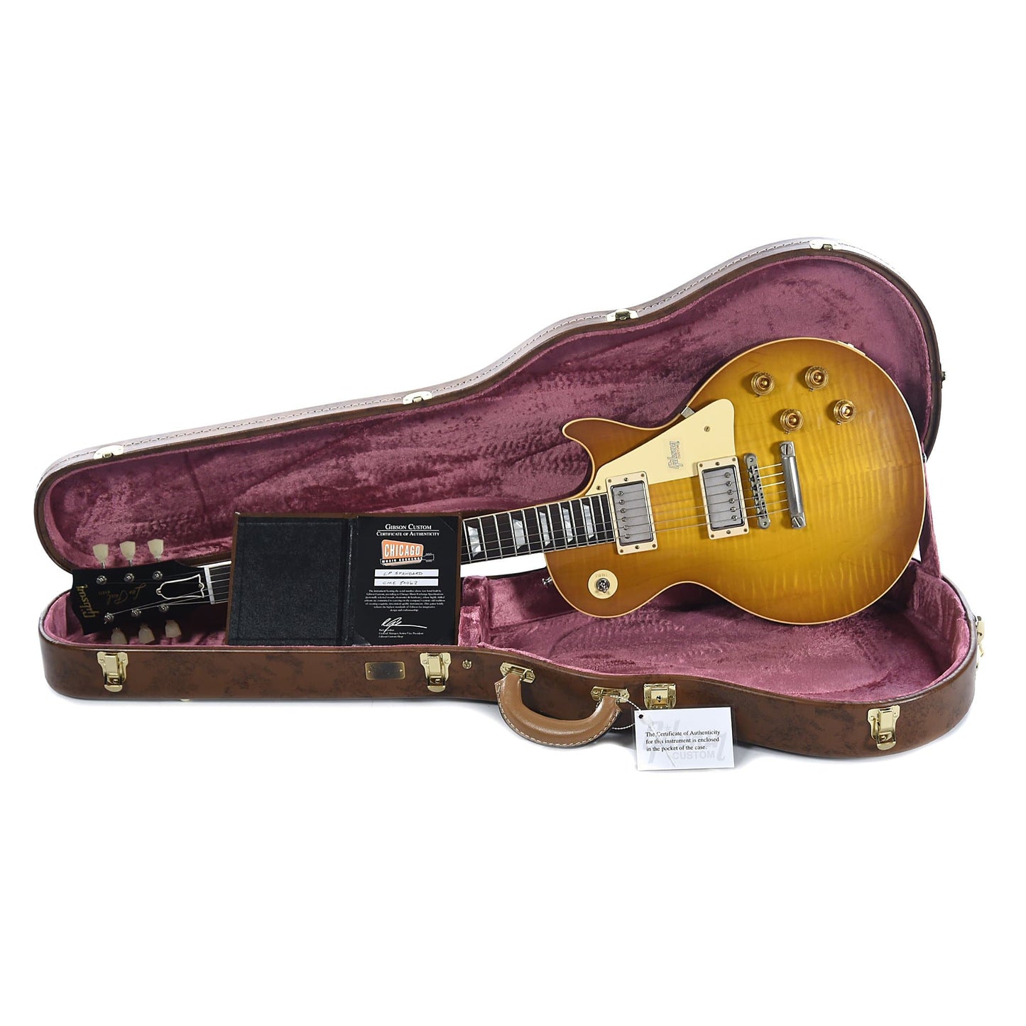 Gibson Custom Les Paul Standard Plain Top Southern Fade VOS w/Carmelita Neck Electric Guitars / Solid Body