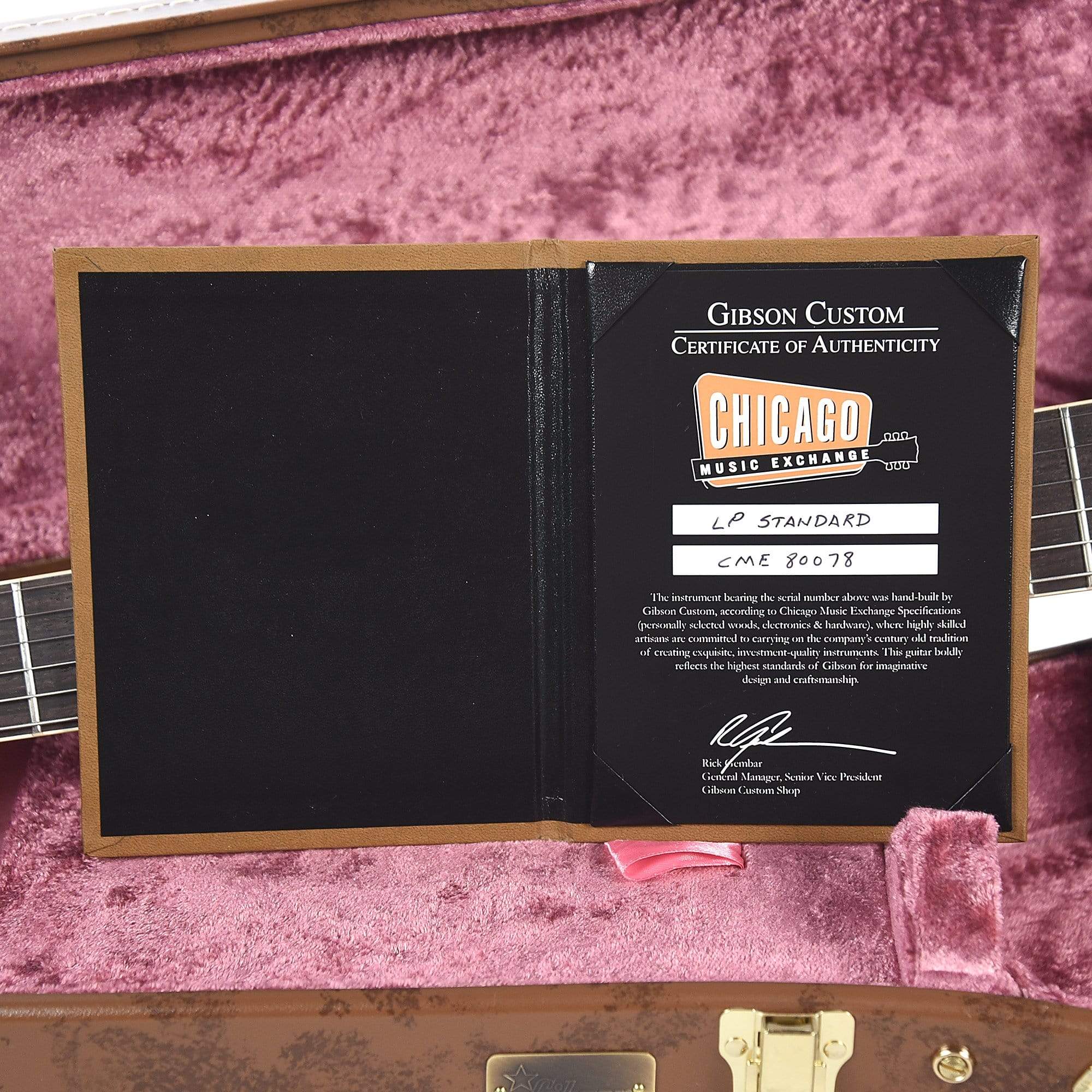 Gibson Custom Les Paul Standard Plain Top Southern Fade VOS w/Carmelita Neck Electric Guitars / Solid Body