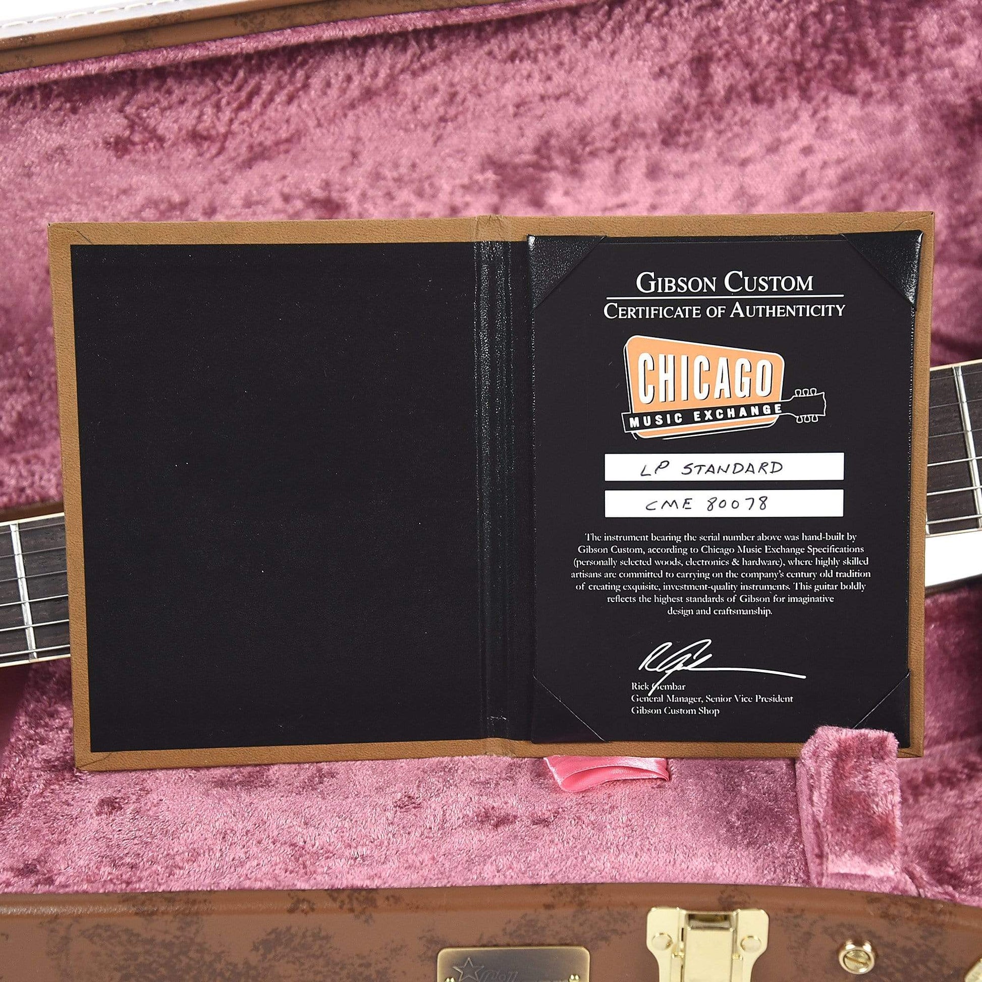 Gibson Custom Les Paul Standard Plain Top Southern Fade VOS w/Carmelita Neck Electric Guitars / Solid Body