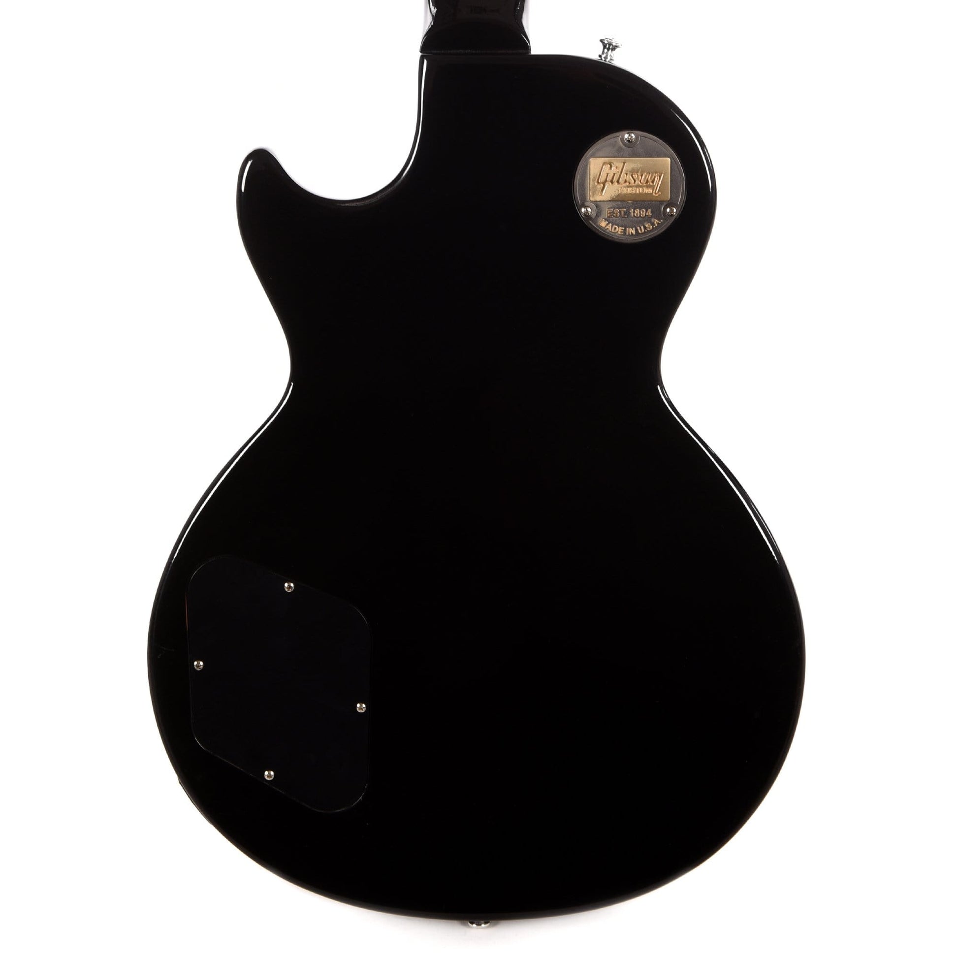 Gibson Custom Les Paul Standard Plaintop Ebony VOS Electric Guitars / Solid Body