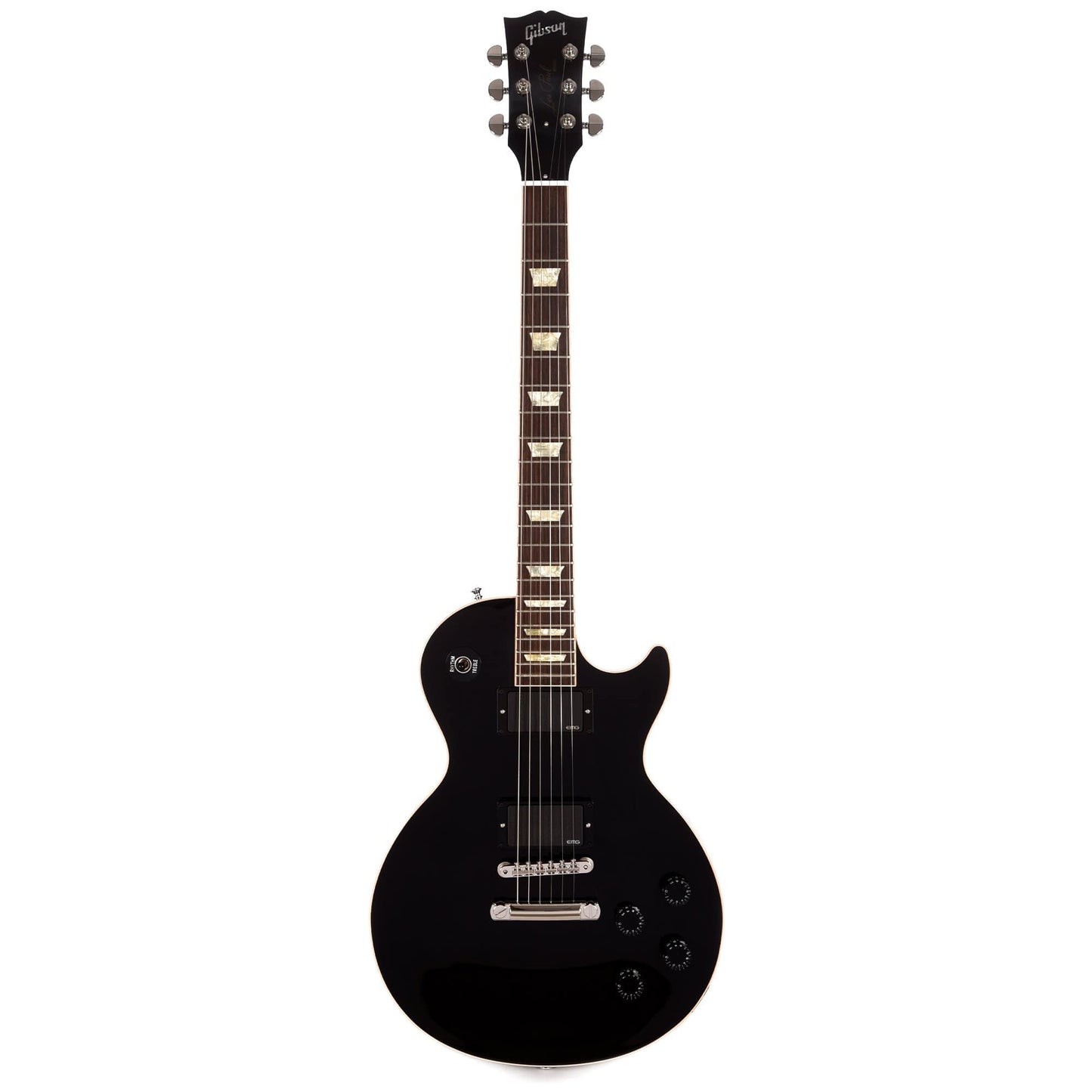 Gibson Custom Les Paul Standard Plaintop Ebony VOS Electric Guitars / Solid Body