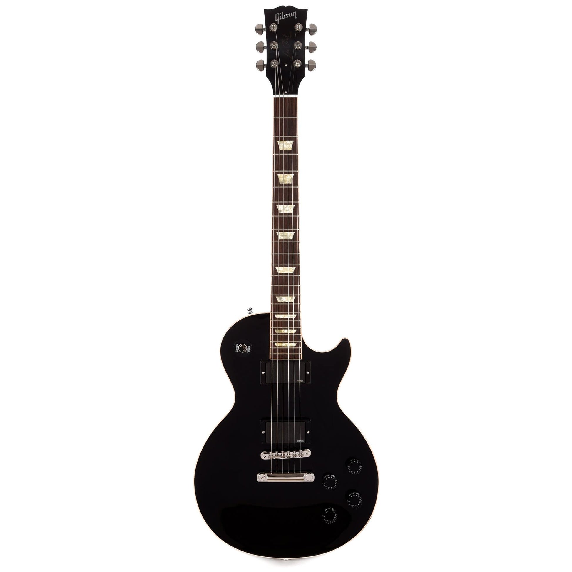 Gibson Custom Les Paul Standard Plaintop Ebony VOS Electric Guitars / Solid Body