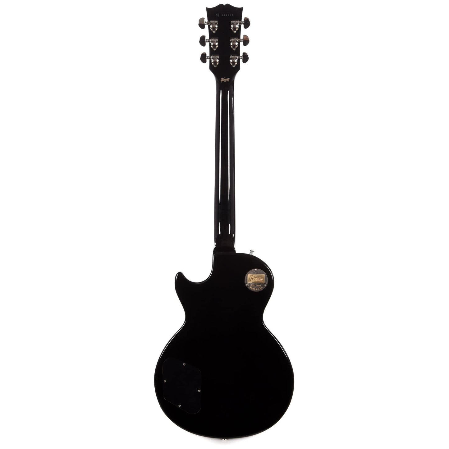 Gibson Custom Les Paul Standard Plaintop Ebony VOS Electric Guitars / Solid Body