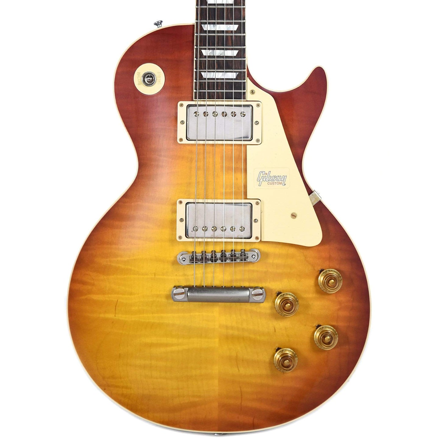 Gibson Custom Les Paul Standard Red Sky Fade w/Brazilian Fingerboard & Carmelita Neck Electric Guitars / Solid Body