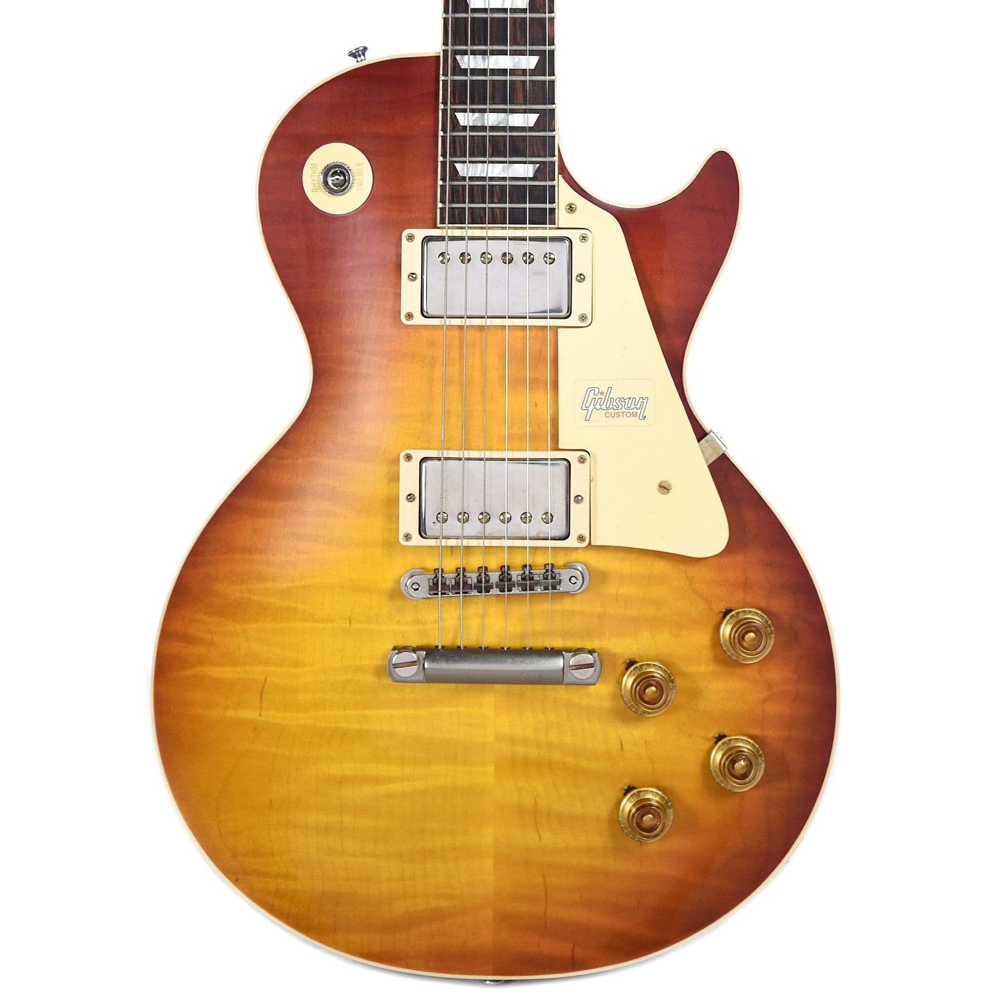 Gibson Custom Les Paul Standard Red Sky Fade w/Brazilian Fingerboard & Carmelita Neck Electric Guitars / Solid Body