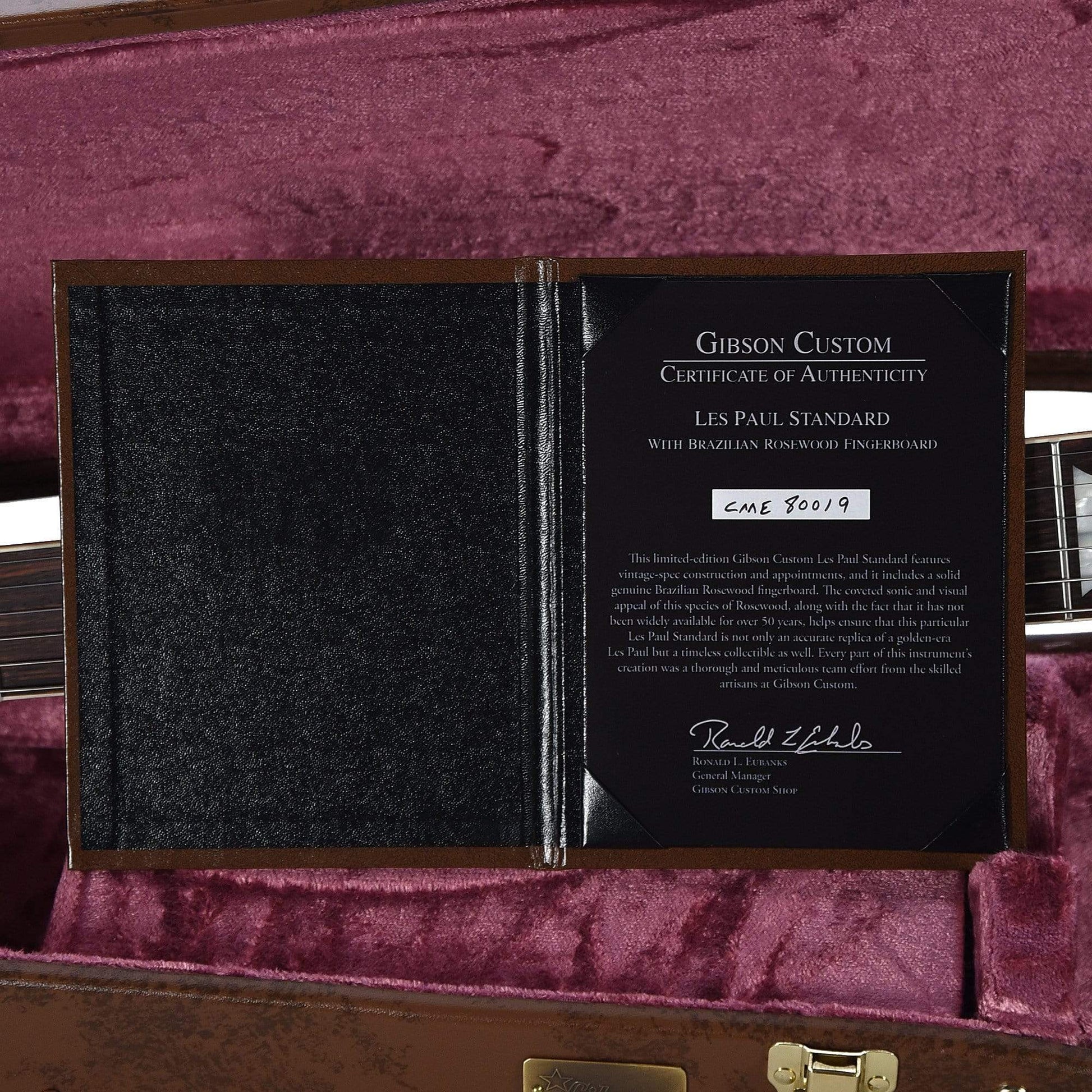 Gibson Custom Les Paul Standard Red Sky Fade w/Brazilian Fingerboard & Carmelita Neck Electric Guitars / Solid Body