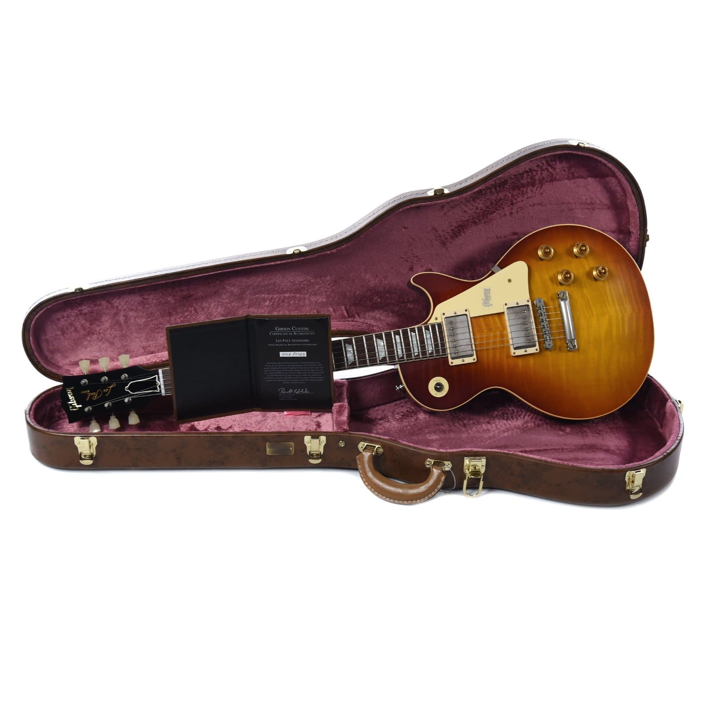 Gibson Custom Les Paul Standard Red Sky Fade w/Brazilian Fingerboard & Carmelita Neck Electric Guitars / Solid Body