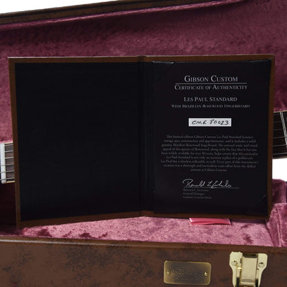 Gibson Custom Les Paul Standard Red Sky Fade w/Brazilian Fingerboard & Carmelita Neck Electric Guitars / Solid Body